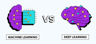 applications of machine learning vs deep learning